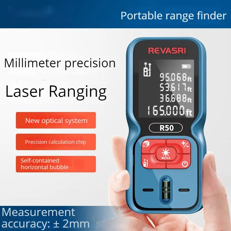 R50 Laser Distance Meter Handheld High Precision Bluetooth Infrared Meter Portable Electronic Ruler