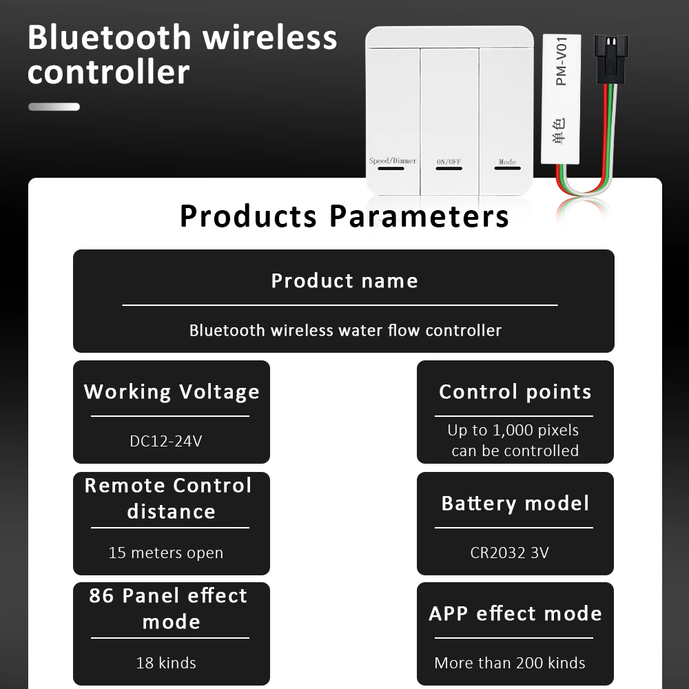 ストリップライトws2811,組み合わせやすい24V DC,Bluetooth制御,柔軟なリボン,5m 10m