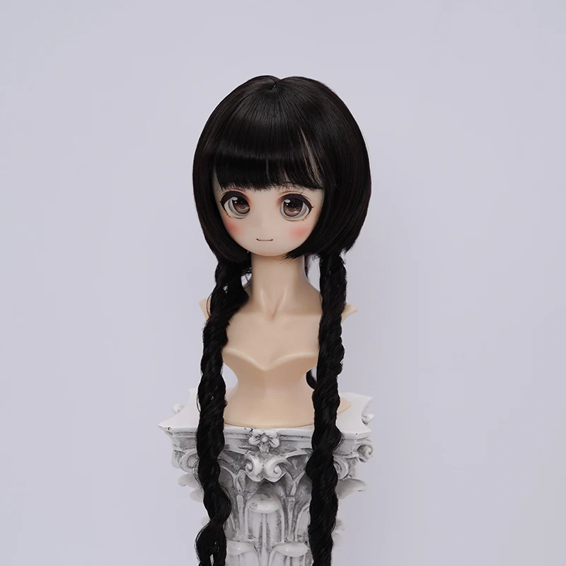 

BJD doll wig suitable for 1/3 1/4 size wig extra soft silk jellyfish head BJD doll wig 1/3 1/4 doll accessories