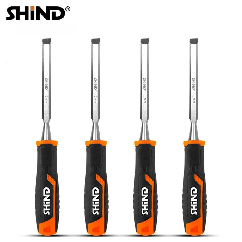

SHiND Wood Chisel Flat Spade Chisel Skilled Carpenter Slotting Durable Leather Punching Woodworking Tool 6MM 8MM 10MM Cheap