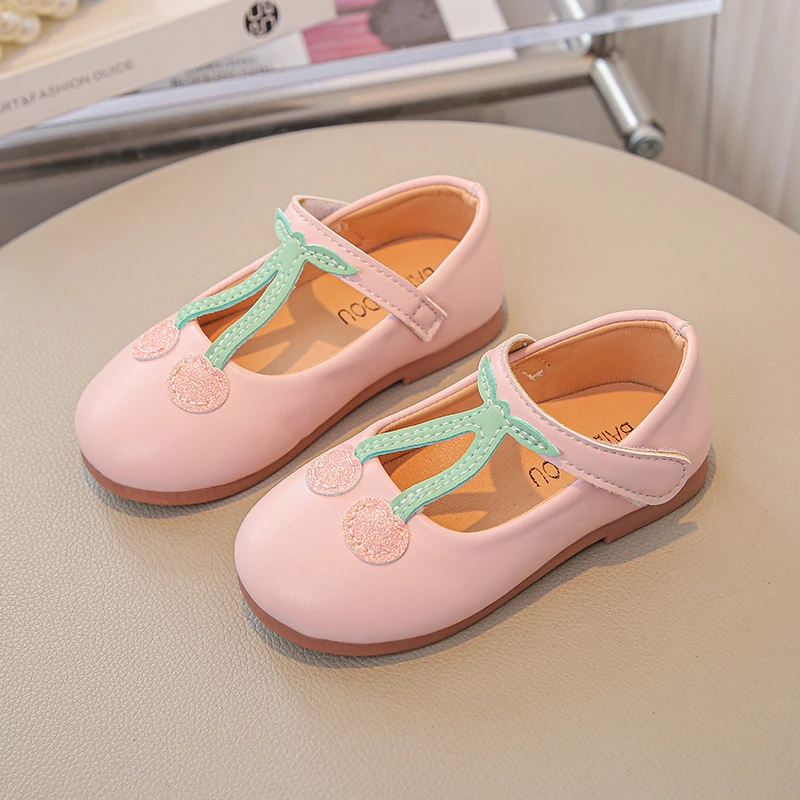 جديد ربيع الخريف الحلو الفتيات أحذية الباليه الأميرة أنيقة الأطفال موضة أحذية من الجلد حفل زفاف السببية الاطفال حذاء مسطح #6