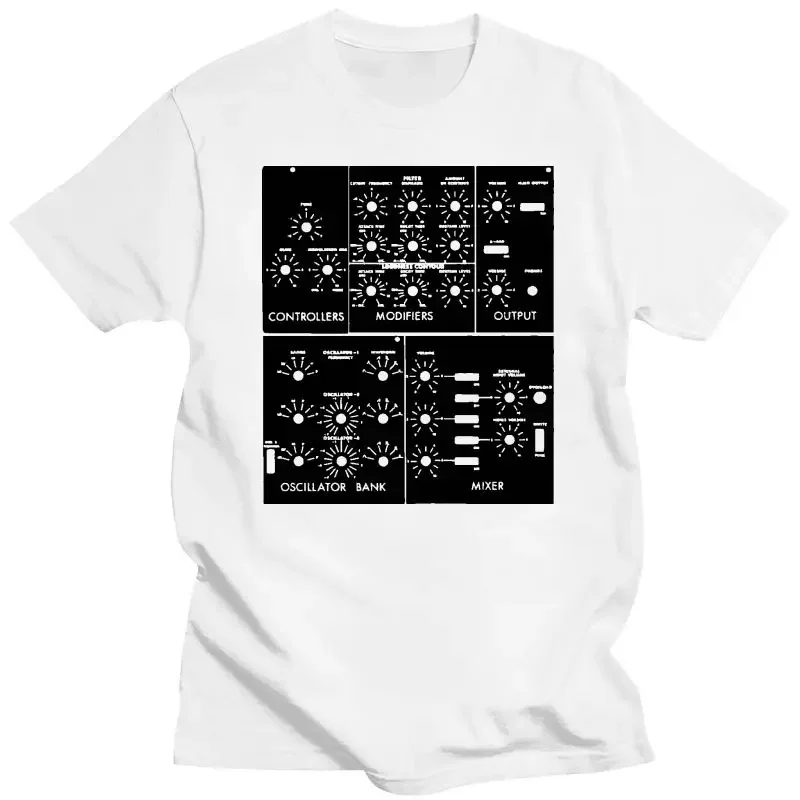 CLASSIC ELECTRONIC MUSIC T-Shirts Cotton Streetwear Tops Tee Shirt New OLD SKOOL HOOLIGANS ANALOGUE SYNTH T-Shirts heavyweight