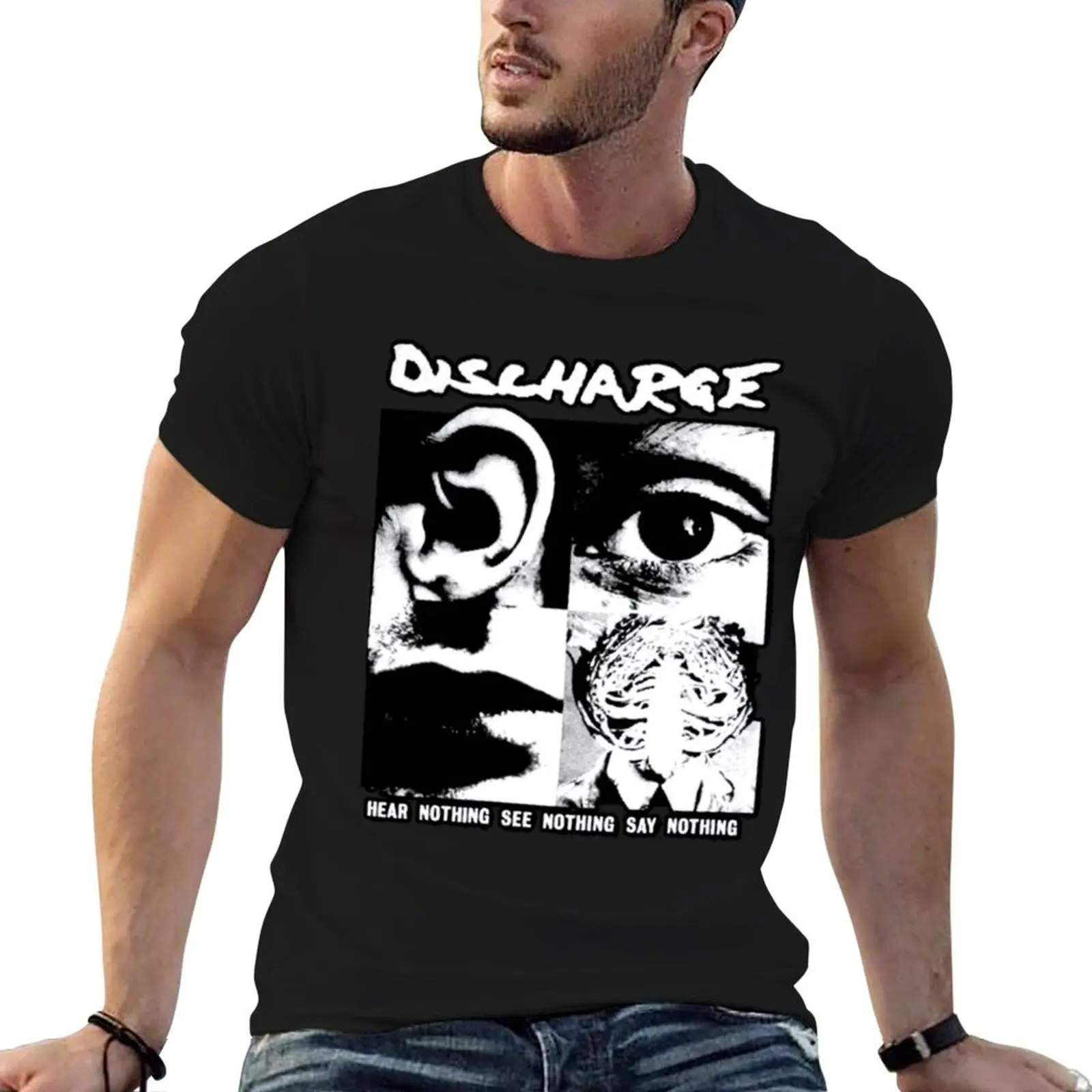 

Discharge T-Shirt t shirts with prints t shirt man luxury T-Shirt