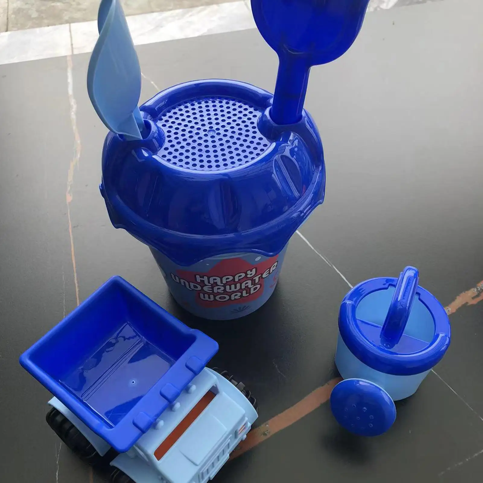 Juego de juguetes de playa con temática marina para niños, juguetes de arena para playa, construcción de castillos para niños y niñas, juego imaginativo para acampar en el patio trasero