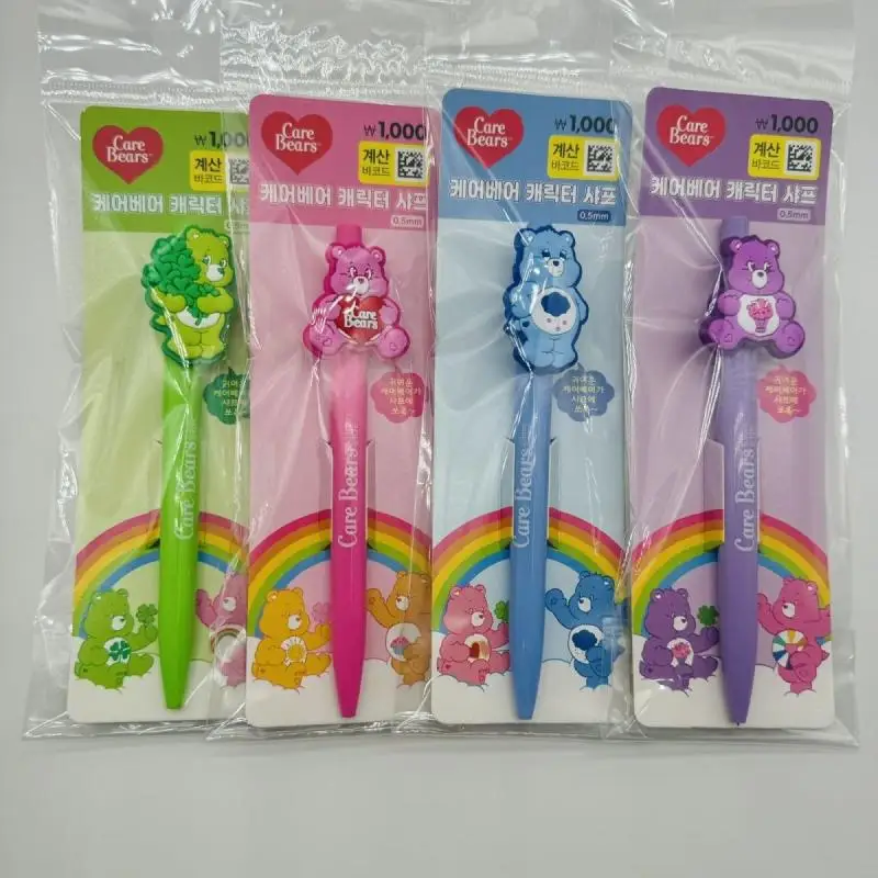 MINISO New Kawaii Anime Care Bears Automatic Pencil Learning Cartoon Cute Y2K Children\'s Learning Tool Pencil Toys for Kids