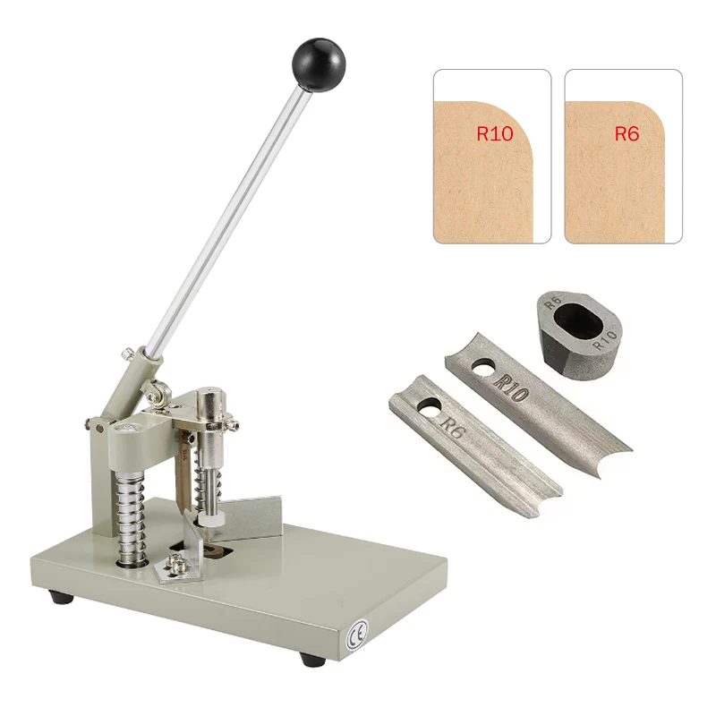

Corner Rounder Cutter Machine R6 R10 Corner Die Cutter Paper Holding Device Height Heavy Duty For Printing Packaging Industry
