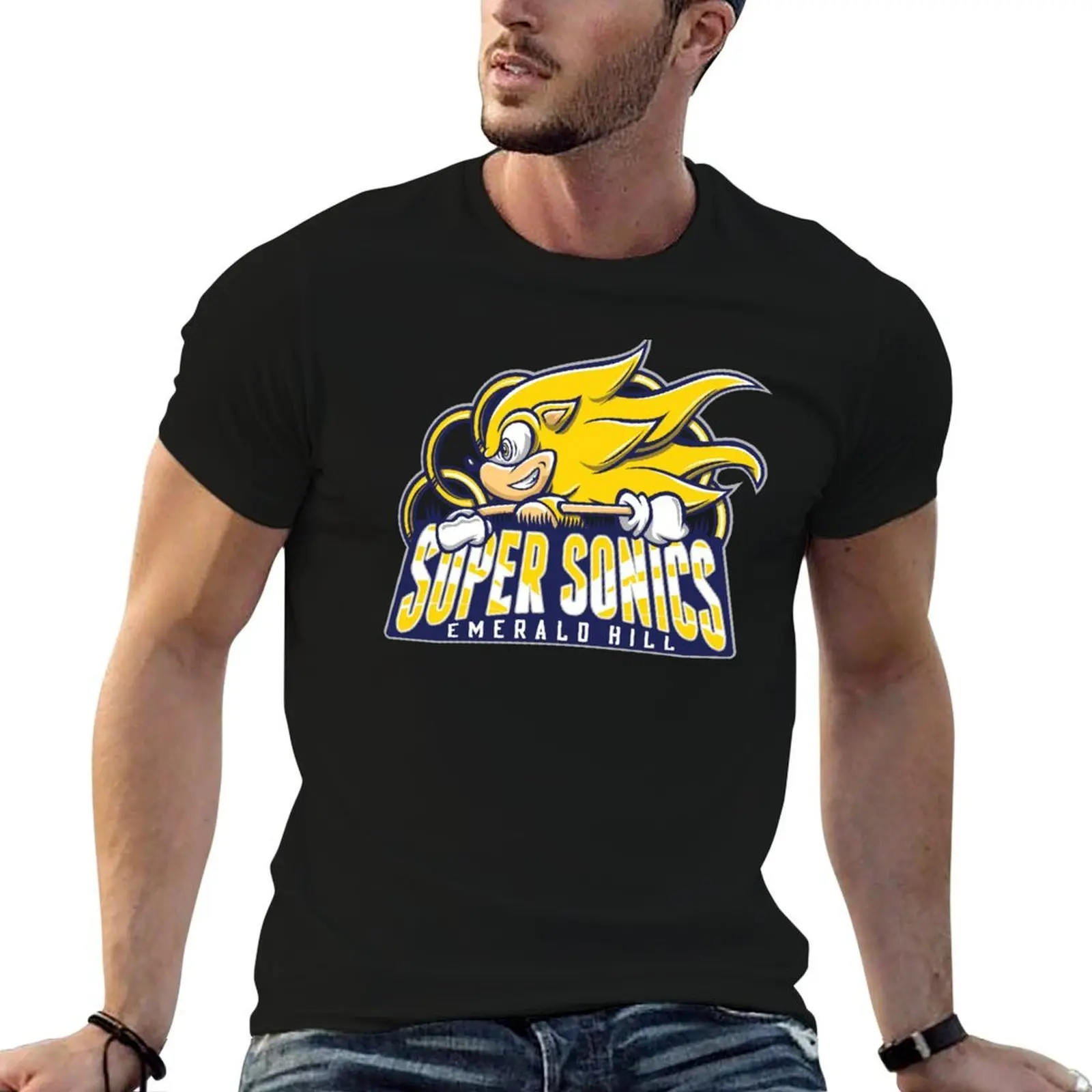 Super Sonics T-Shirt man t shirts for men t shirt for man man t shirts for men casual T-shirt