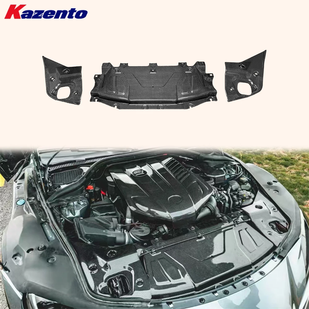 

For Toyota Supra MK5 A90 A91 2019-2024 Carbon Engine Cooling Panel & Side Panel 3pcs