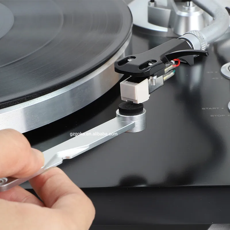 Aluminum Alloy Turntable Stylus Cleaner Brush Anti-Static Stylus Brush