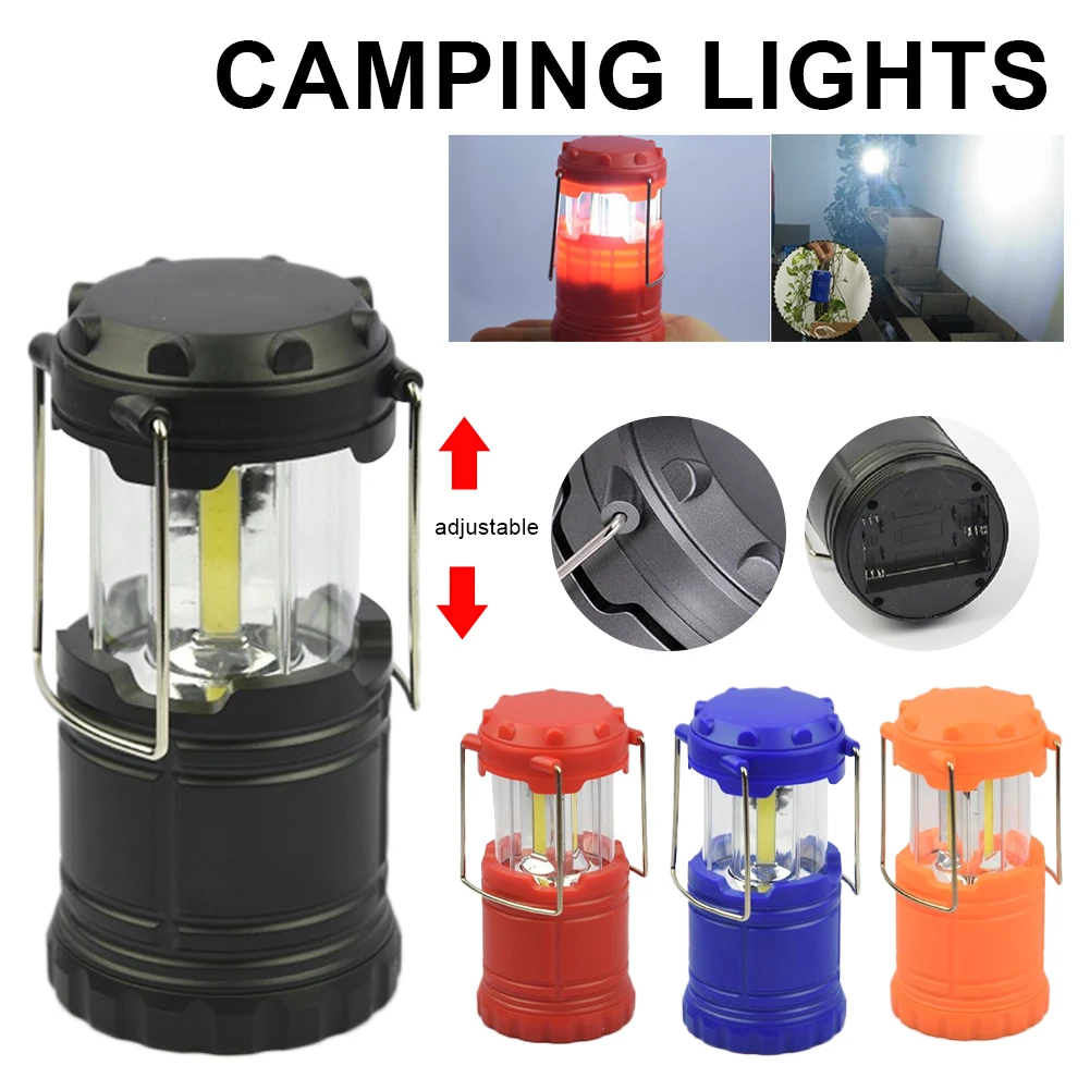 

Portatile LED Camping Lantern Waterproof Battery Operated Extendable Camping Light Torch Mini Tent Light Emergency Flashlight