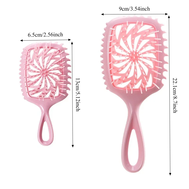 Detanglering Brush Hair Effortless Brush for Wet and Dry Hair Salon Curl Defining Brush for Natural Hair, Anti Static Hair Comb view 6
