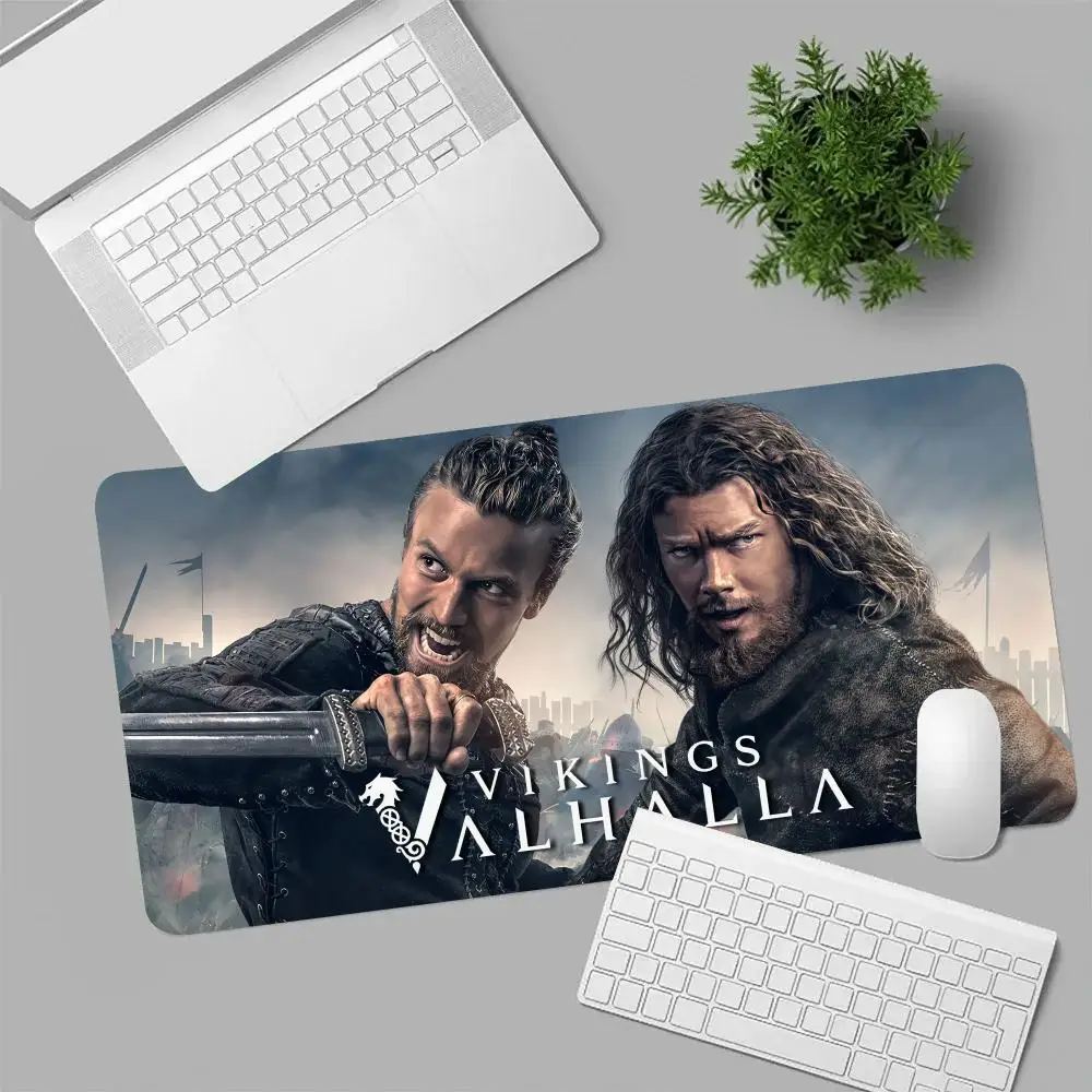 

Popular Vikings Valhalla Rubber Mouse Pad Large Anti-slip Size Office Desk Protector Mat Mouse Pad Desktop XXL 900x400mm