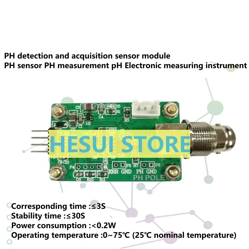 PH value detection collection sensor Module pH sensor Water quality detection control serial port output