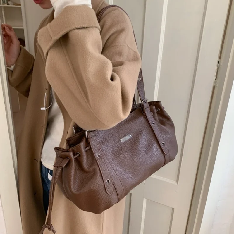 

Women's Casual Style Faux Leather Hobo Shoulder Bag, Ideal for Daily Use, School Commute, Weekend Outings & Shopping Handbag