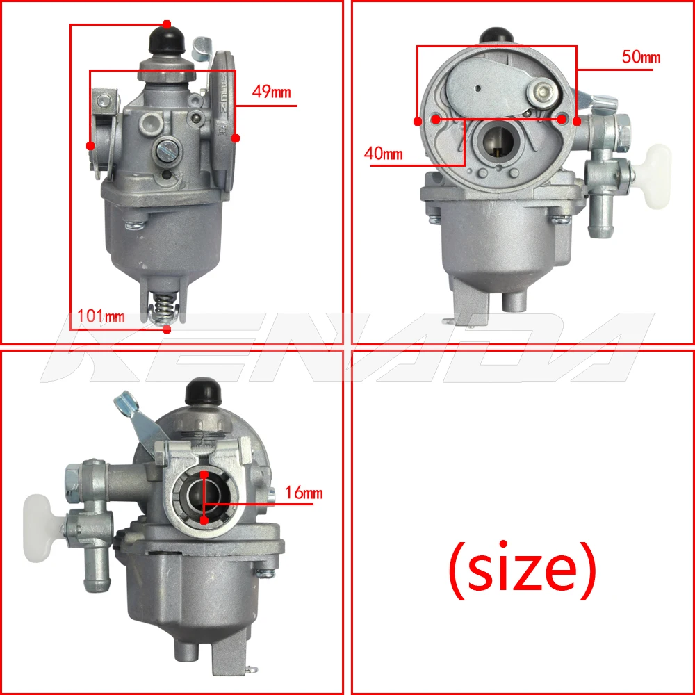 Carburetor For Mitsubishi Tl33 Tb33 Tu33 Bc330 Bg330 & More 2 Stroke Duster Mister Blower Sprayer Auger Parts