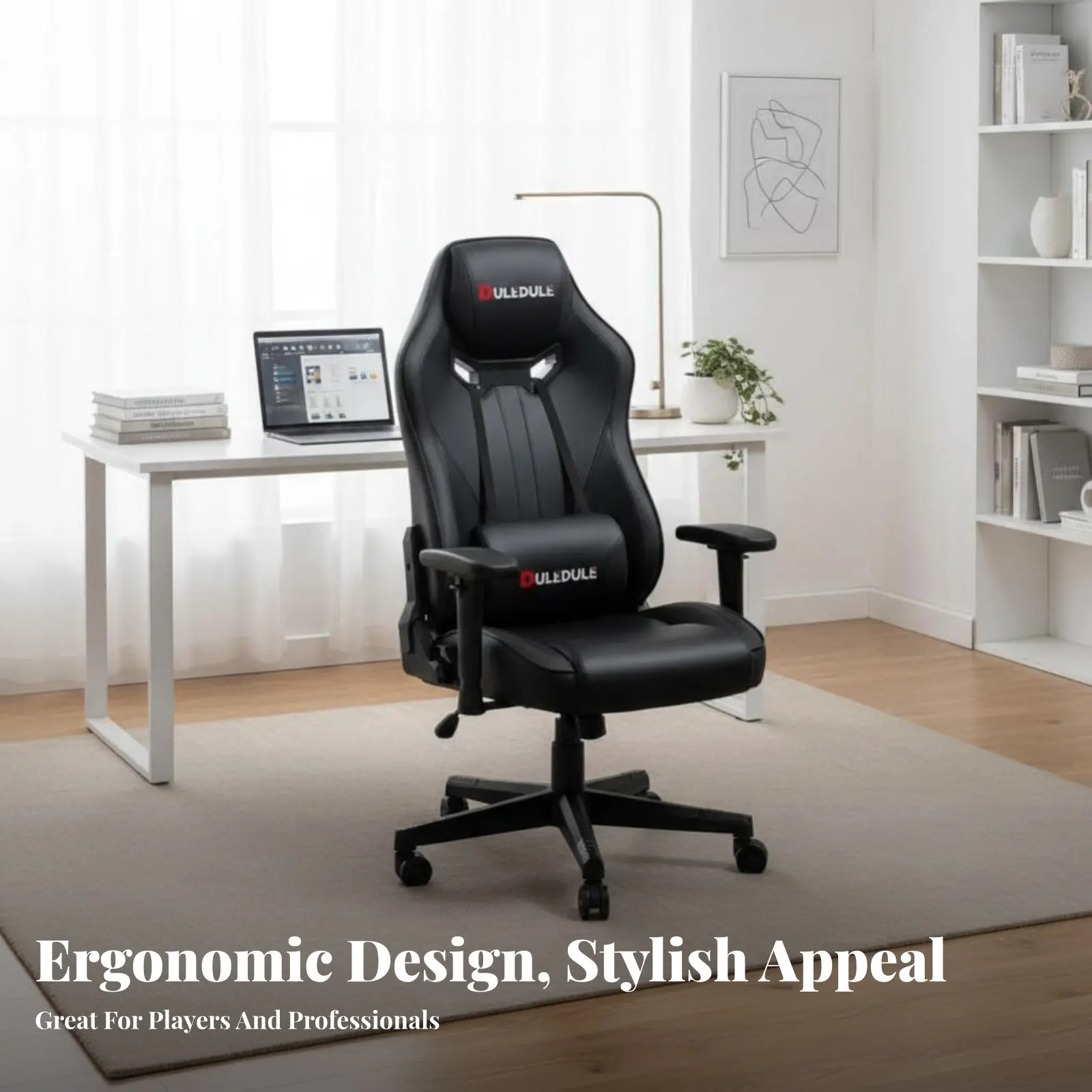 

Игровое кресло Highspine: эргономичный дизайн, компьютерное кресло с откидной спинкой, вращение на 360 градусов для студентов и удаленных работников