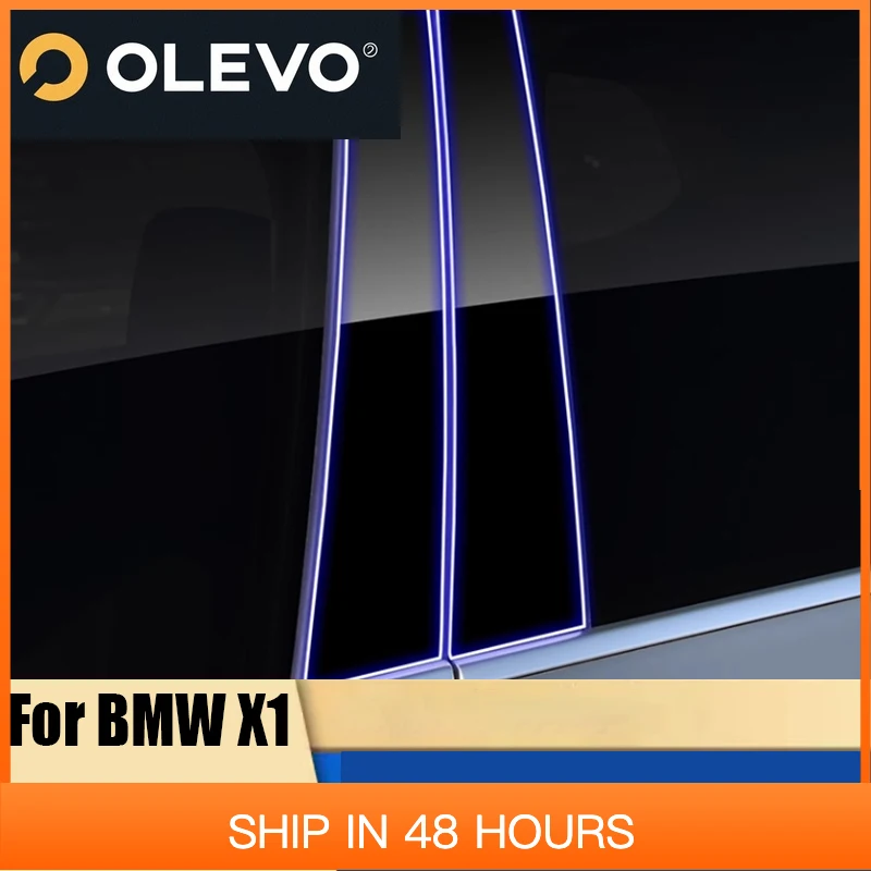 

Новая защитная пленка для внешней центральной стойки, пленка для чаши двери, наклейка на дверную ручку, защитная пленка для дверной ручки для BMW X1 2023 2024