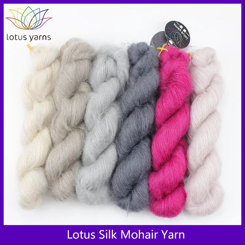 1*50g hank Silkl Mohair Yarn Crochet Skin-Friendly Baby Wool Thread For Knitting Sweater Shawl