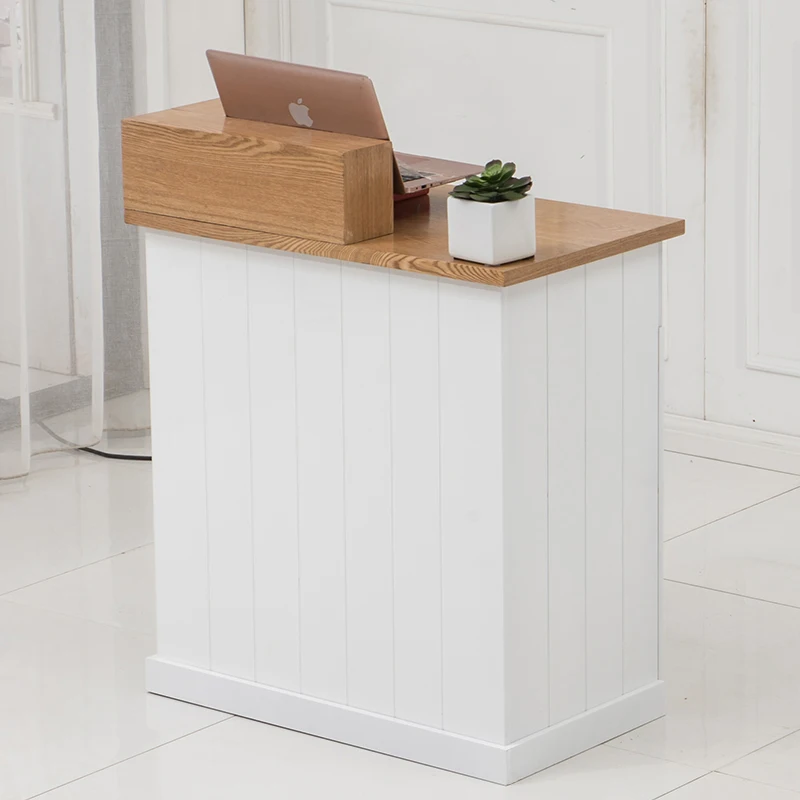 

Originality Minor Reception Desks Nordic Simple Outfit Shop Beauty Salon Checkout Counter Atril Furniture Ontvangstbalie FYRD