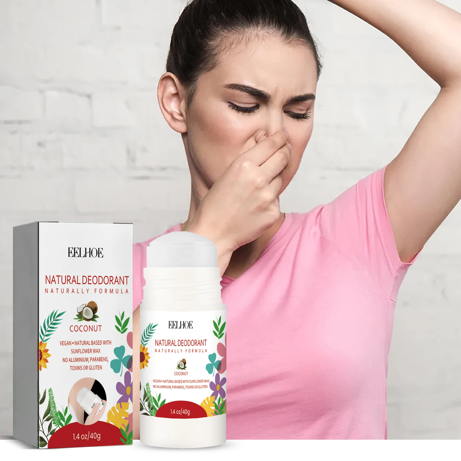 Underarm Odor Deodorants Eliminate Armpit Bad Smell Antiperspirants Remove Sweat Odor Keep Natural Refreshing Long-lasting Care