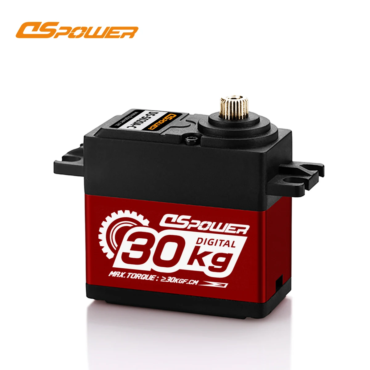 DSpower 30KG métal engrenage numérique rouge Servos demi boîtier en aluminium haute vitesse pour 1/8 1/10 RC voiture bateau Robot avion Drone accessoires
