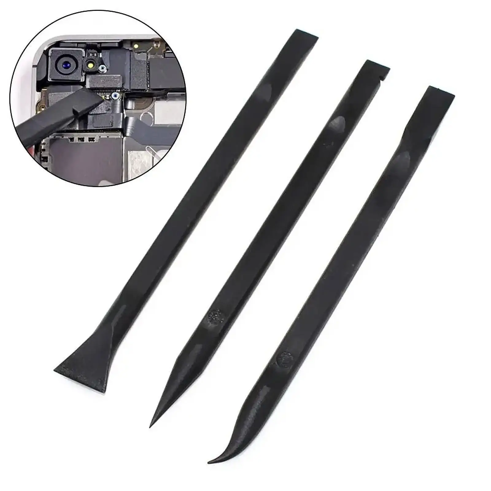 3x Phone Repair Tool Professional Black for Electronic Products Computers