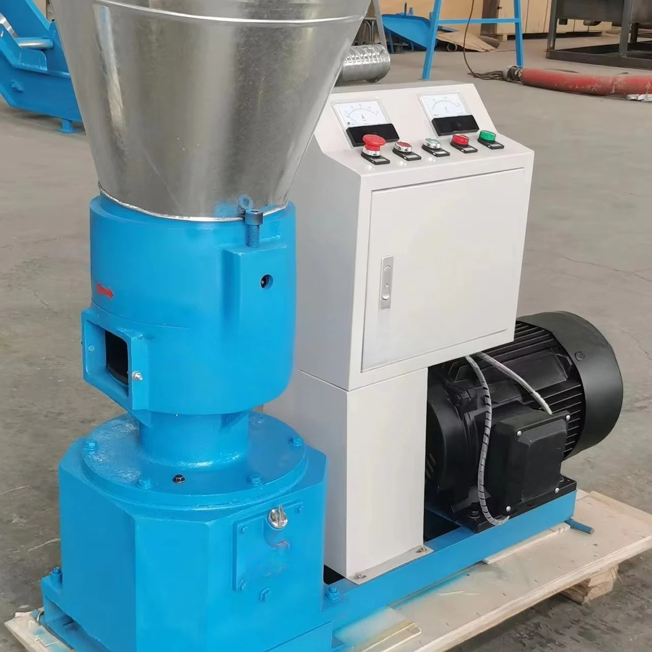 Pig Cattle Chicken Fish Poultry Livestock Feed Processing Granulator Machines Pellet Making Farm Machine 80kg/h