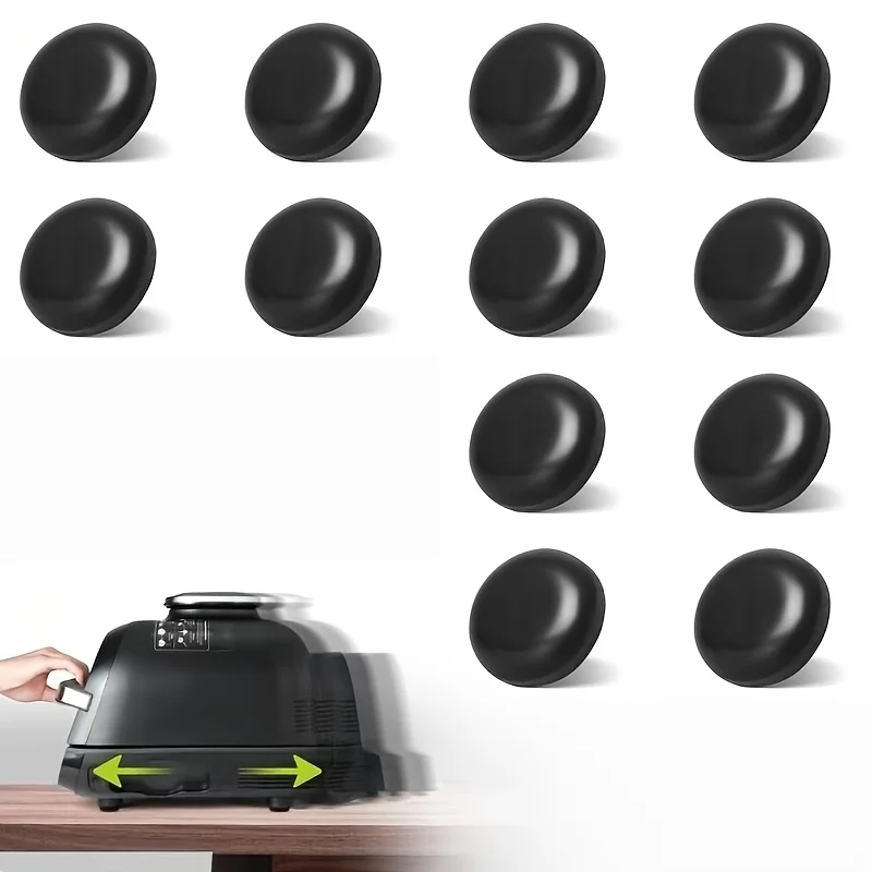 Self-Adhesive Appliance Sliders, Small Kitchen Appliance Moving Pads, Countertop Accessories for Air Fryer, Mixer, Coffee Maker