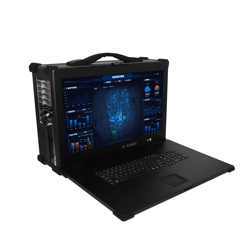 21.5 محطة تحكم محمولة ذات وجه سفلي، محطة أرضية معززة للطائرات بدون طيار، كمبيوتر متين