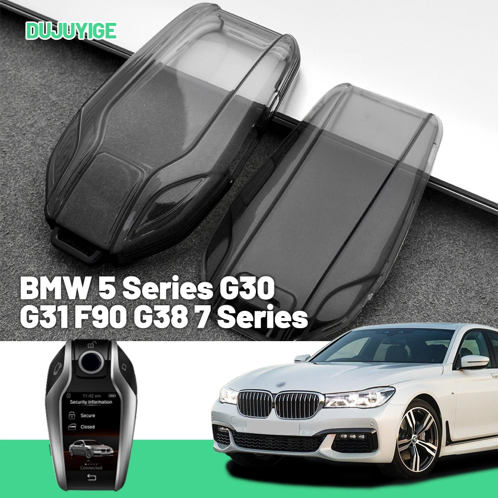 

Clear TPU Car Key Case For BMW 5 Series G30 G31 F90 G38 7 Series G11 G12 G70 Key Fob Cover Protector Shell Auto Accessories