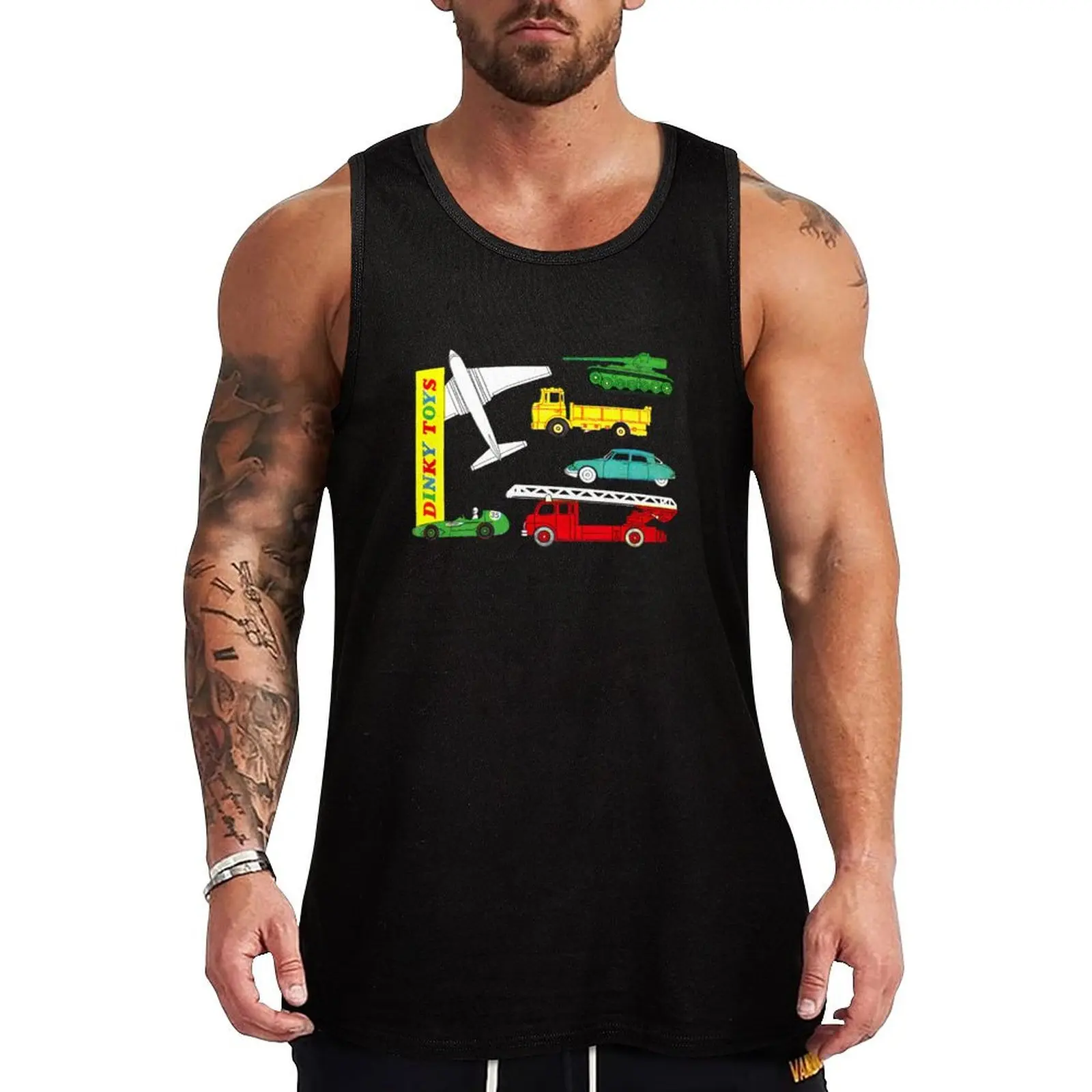 DINKY TOYS CATALOGUE Tank Top bodybuilding new in tops & t-shirt Men gym sportswear gym accessories men