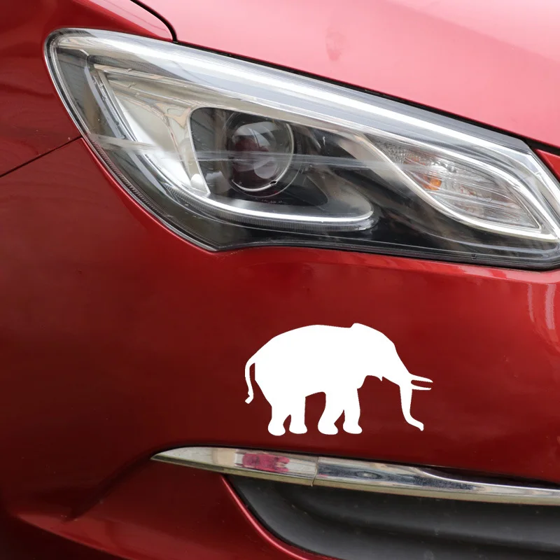 Cross-border hot sales, elephant car sticker, car scratch scratch waterproof oil tank sticker body scratch sticker reflective