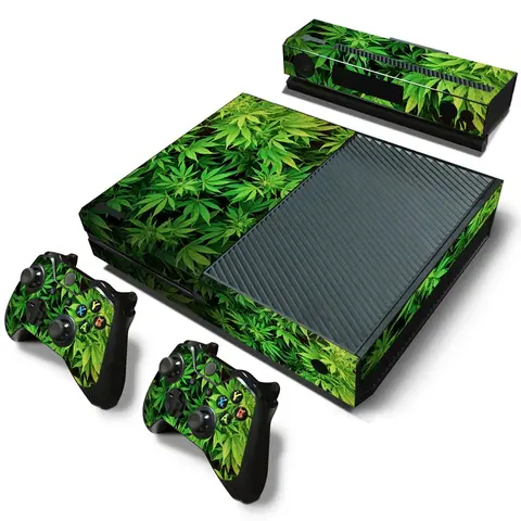 For Xbox One Console Skin Sticker Decal Vinyl Cover 2PCS Controller Gamepad Dustproof Protective Case For Xbox One Accessories