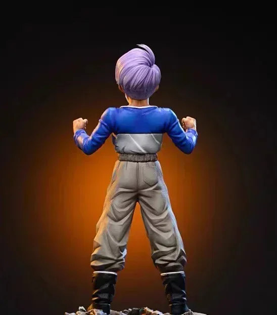 Dragon Ball Z Figurka Trunks Figurki Super Saiyan Trunks Model Wymienna Głowa Statuetka Pvc Lalka Ozdoba Biurko Urodziny Chłopcy Prezenty