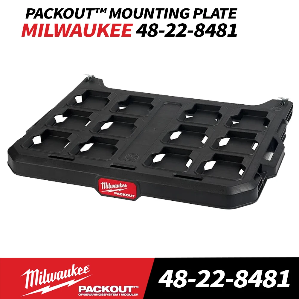 

Milwaukee 48-22-8481 PACKOUT Racking Shelf Impact Resistance Subject Bearing Storage Spare Parts Goods Shelves MILWAUKEE TOOL