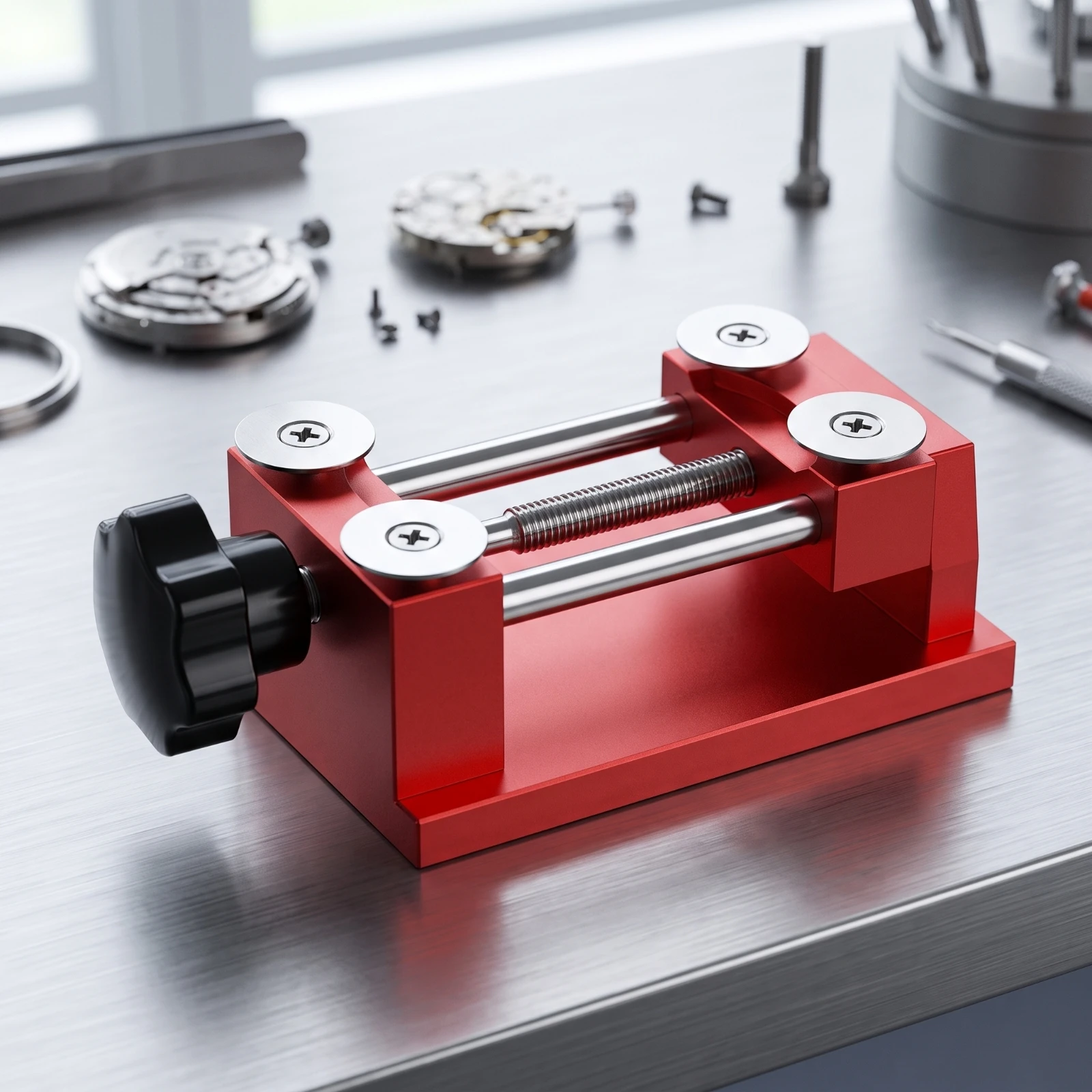 Watch Bezel Opening Tool Precision Watch Bezel Remover Heavy-Duty Manual for Watchmakers