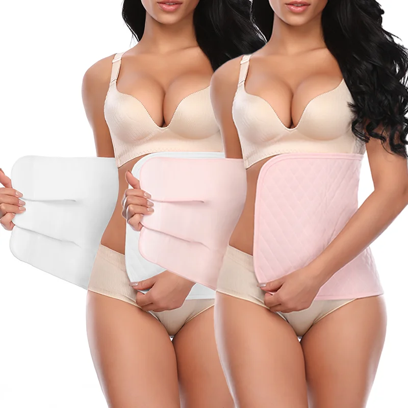 

Women Postpartum Abdominal Binder C-Section Recovery Belt Back Support Soft Belly Wrap Tummy Control Shapewear Breathable Fajas