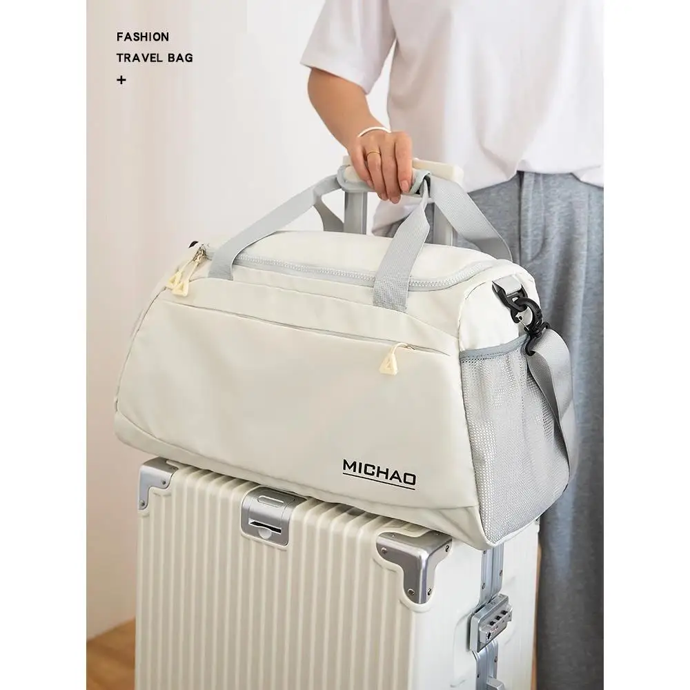 

Новая портативная дорожная сумка большой вместимости для ручной клади, для коротких поездок, легкая, дополнительная сумка для хранения вещей