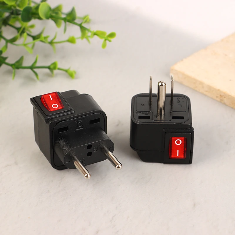 Universal americano eua europeu reino unido ue au viagem adaptador de tomada elétrica 10a/13a 250v tomada de energia com interruptor ligar/desligar