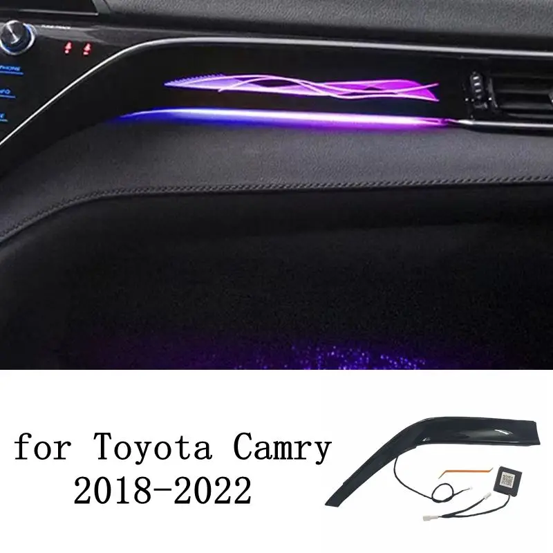 

Co-pilot Atmosphere Light 3D Interior Romantic Ambient Lamp Fit For Toyota Camry XV70 2018 2019 2020 2021 2022 LHD