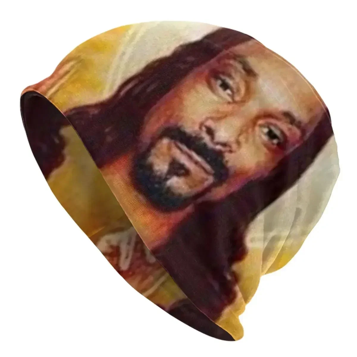 Snoop Dogg Goes Jesus Unisex Adult Beanies Caps Knitted Bonnet Hat Warm Hip Hop Autumn Winter Outdoor Skullies Hats