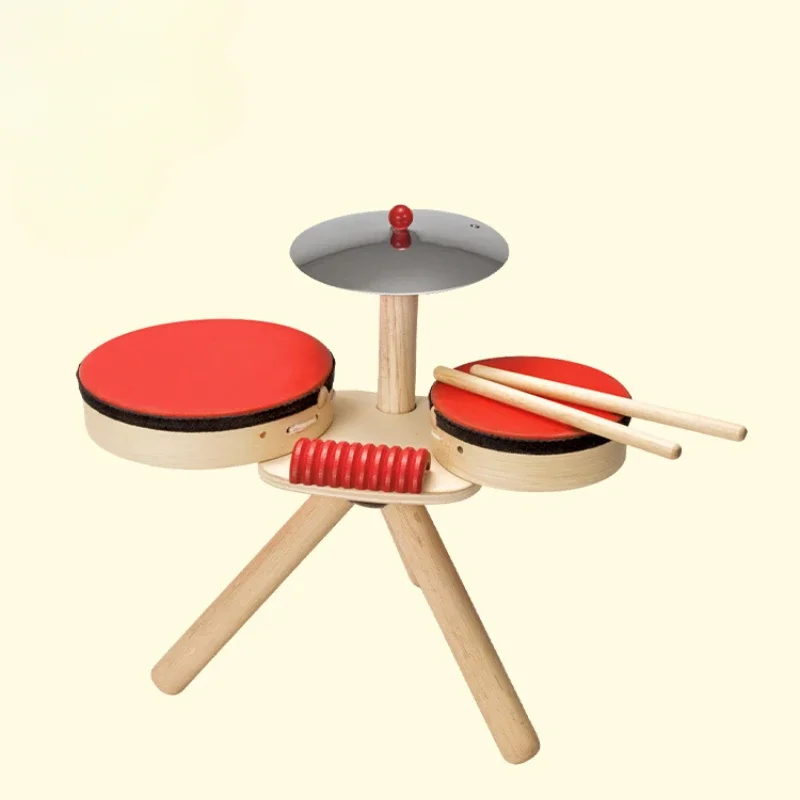 Children's Drum Set Baby Music Percussion Instrument Toys Wooden Gifts Gifts