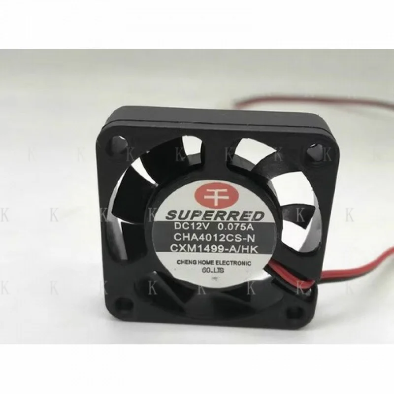 

C NEW FOR SUPERRED CHA4012CS-N 4010 12V 0.075A 4CM Silent cooling fan