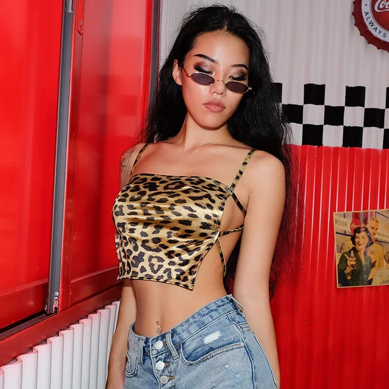 ملابس داخلية مثيرة بطبعة الفهد سترة بحزام لف الثدي ملابس داخلية نسائية ملابس داخلية قمصان نسائية مشد علوي ملابس وتتسابق الدبابات