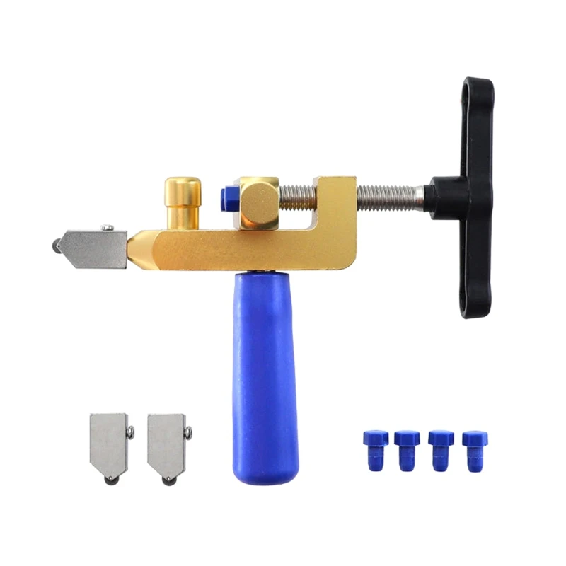 2-In-1 Ceramic And Glass Tile Cutter  Portable Construction Hand Tool Diamond Glass Cutter Set  For Tile Cutting