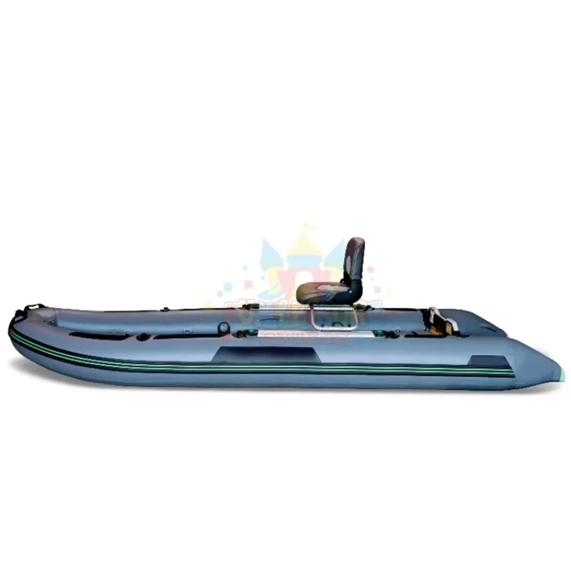 Green Black Inflatable Boat Raft Fashion Style Zodiac Bateau Gonflable Aluminum Hypalon Rib Inflatable Fishing Boat With Motor