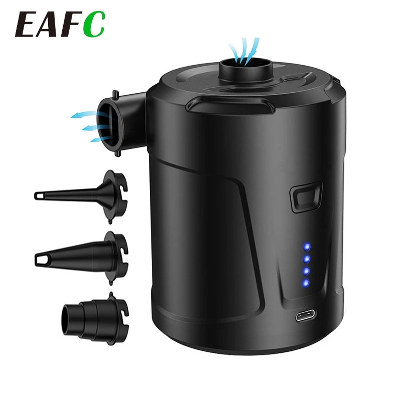 5000mAh Portable Car Air Compressor Electric Cordless Tire Inflator Pump for Motorcycle Bicycle Boat AUTO Tyre Balls