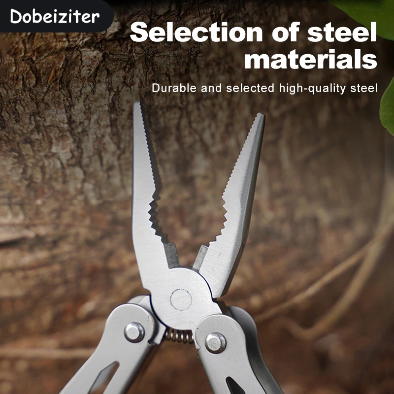 Multifunction Folding Pliers Pocket Knife Plier Outdoor Camping Tactical Survival Hunting Tools Stainless Steel Multi-tool Knife