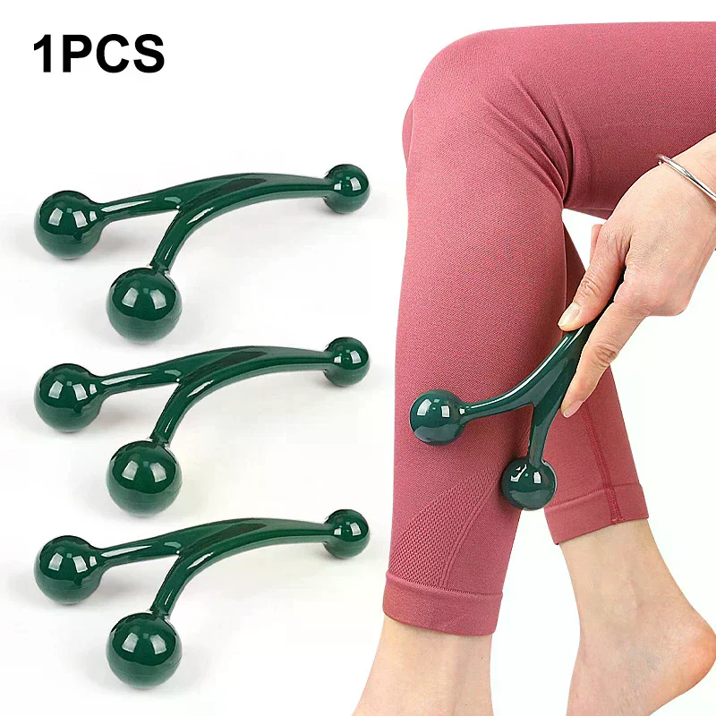 Triangle Ball Massager Shoulder Massage Foot Acupoints Facial Roller Massager Smooth Relax Body Massage Tool Multifunctional
