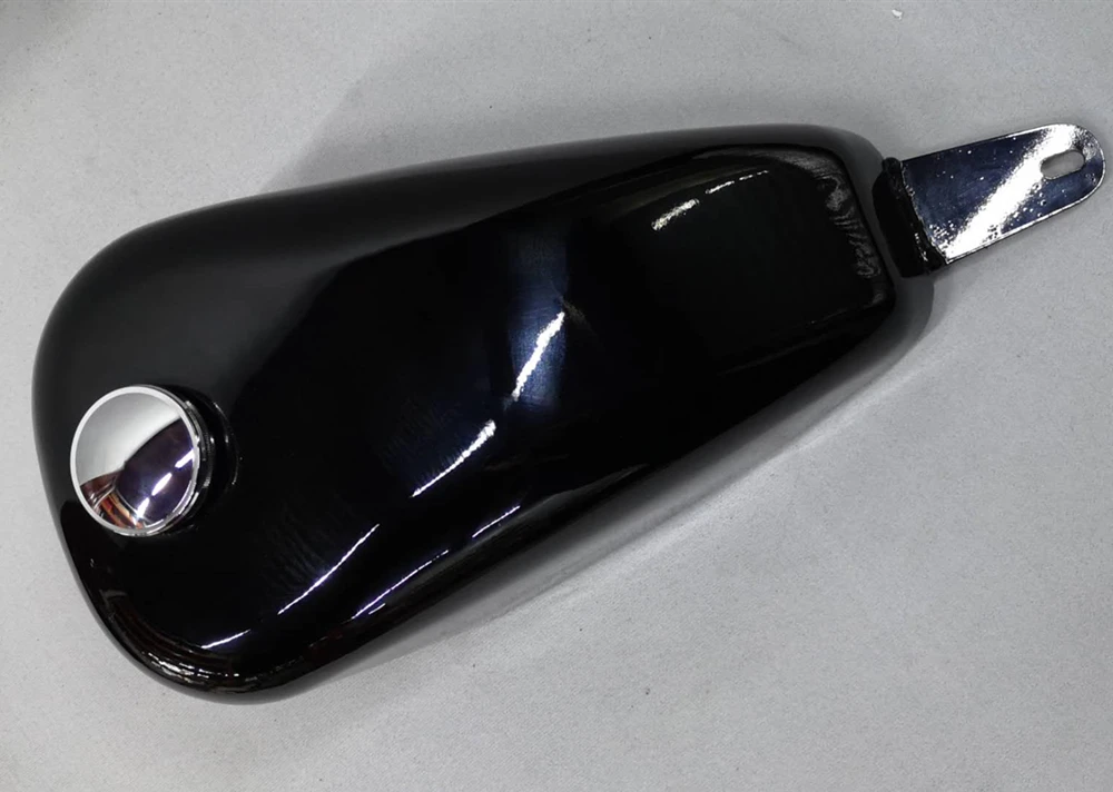 Pop 9L Petrol Gas Fuel Tank For Honda Steed400/600 Shadow VT600 VXL600 8CM 4CM Mid/High Waist Black Motorcycle Oil Can Cap